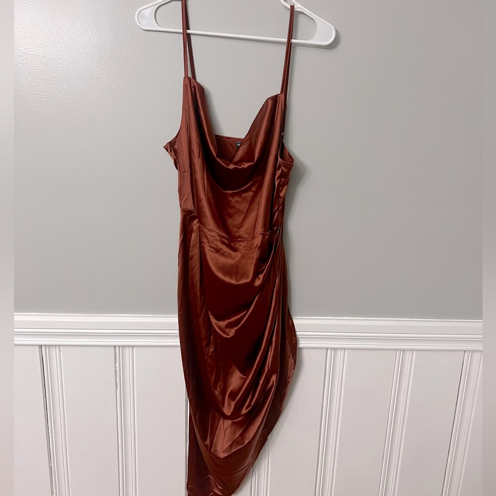 SHEIN cocktail ruched dress. Size Large.